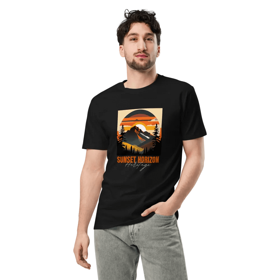 Sunset Horizon Mountain Tee product image (4)