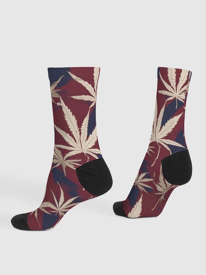 MAROON NAVY LEAFS product image (2)