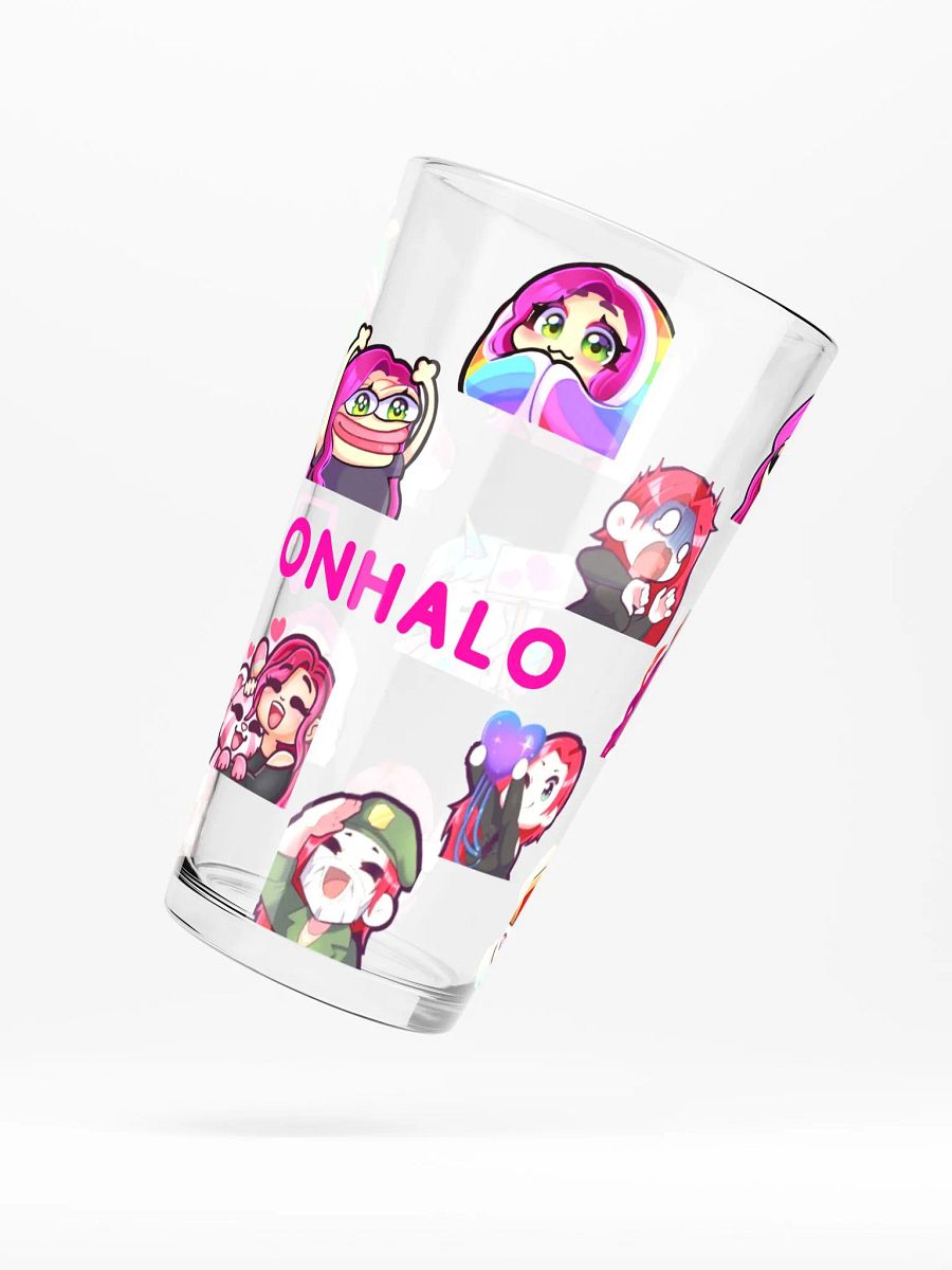 Neon Halo All Emotes Pint Glass product image (5)