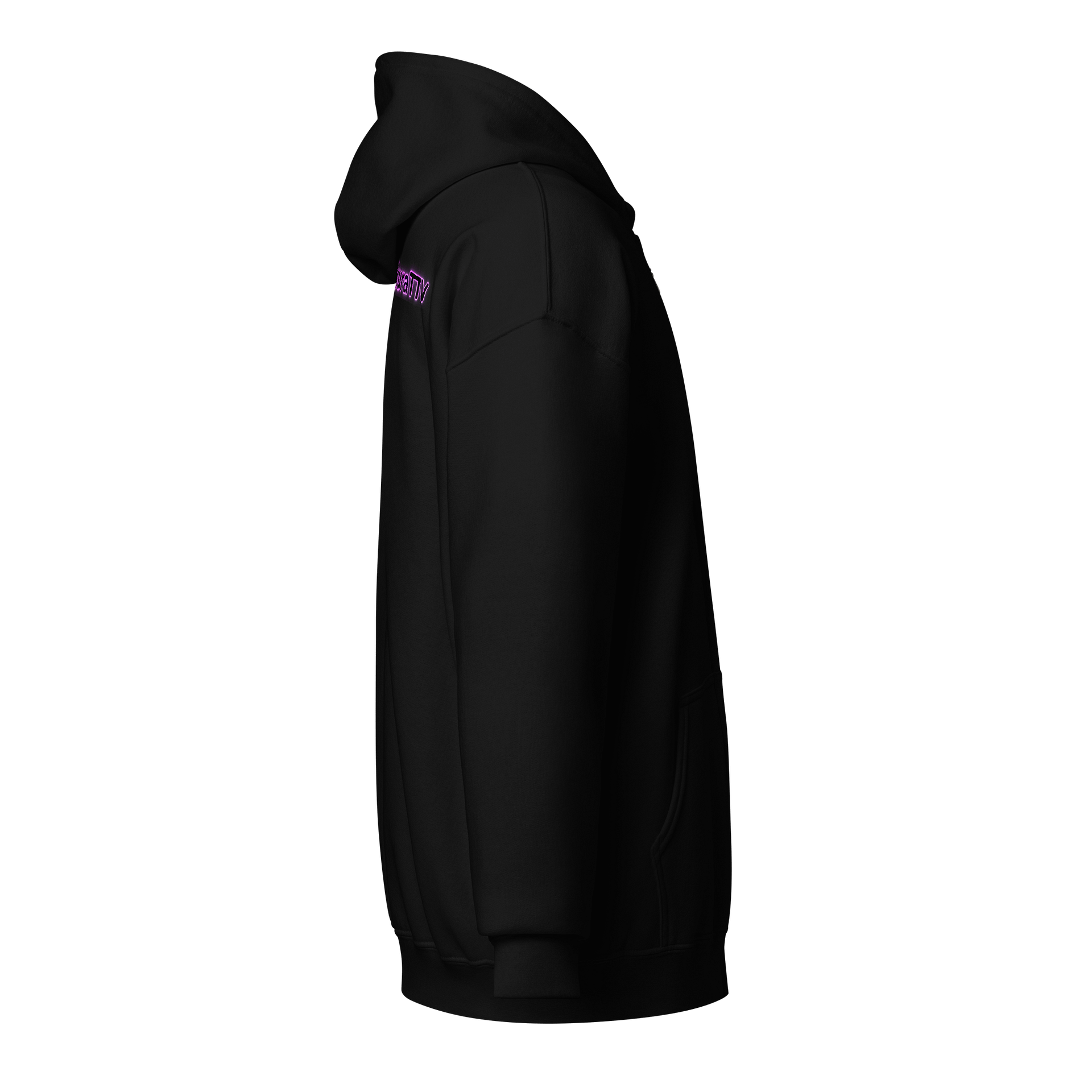 DarkSakuraTTV Neon Logo Heavy Blend Zip Hoodie product image (4)
