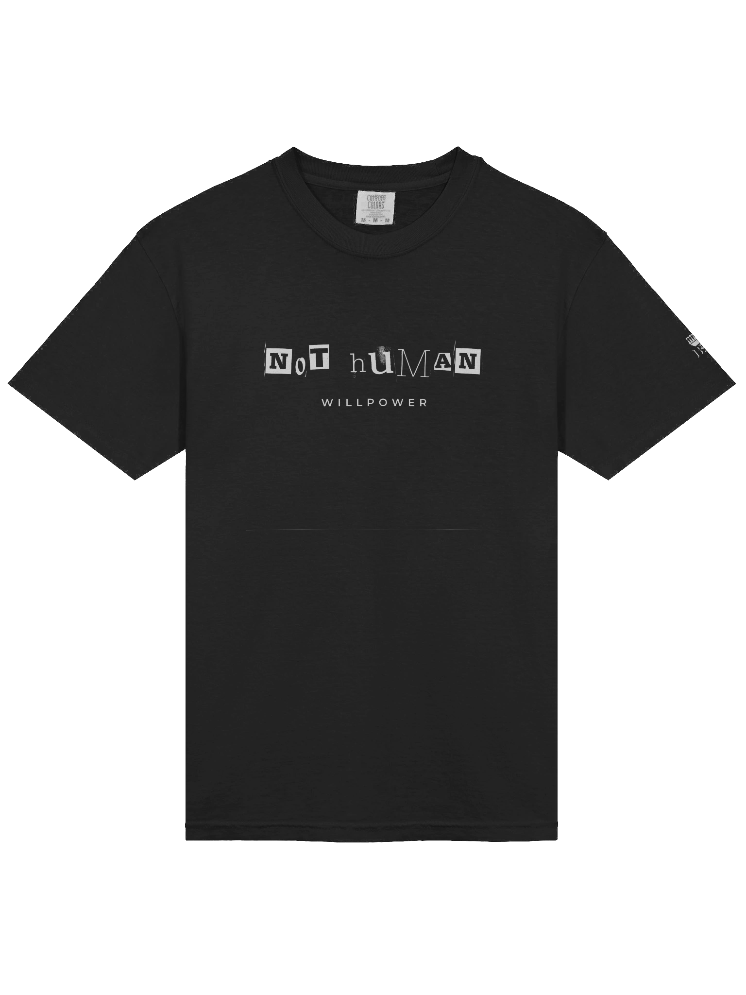 Not Human: Willpower Relaxed T-shirt product image (3)