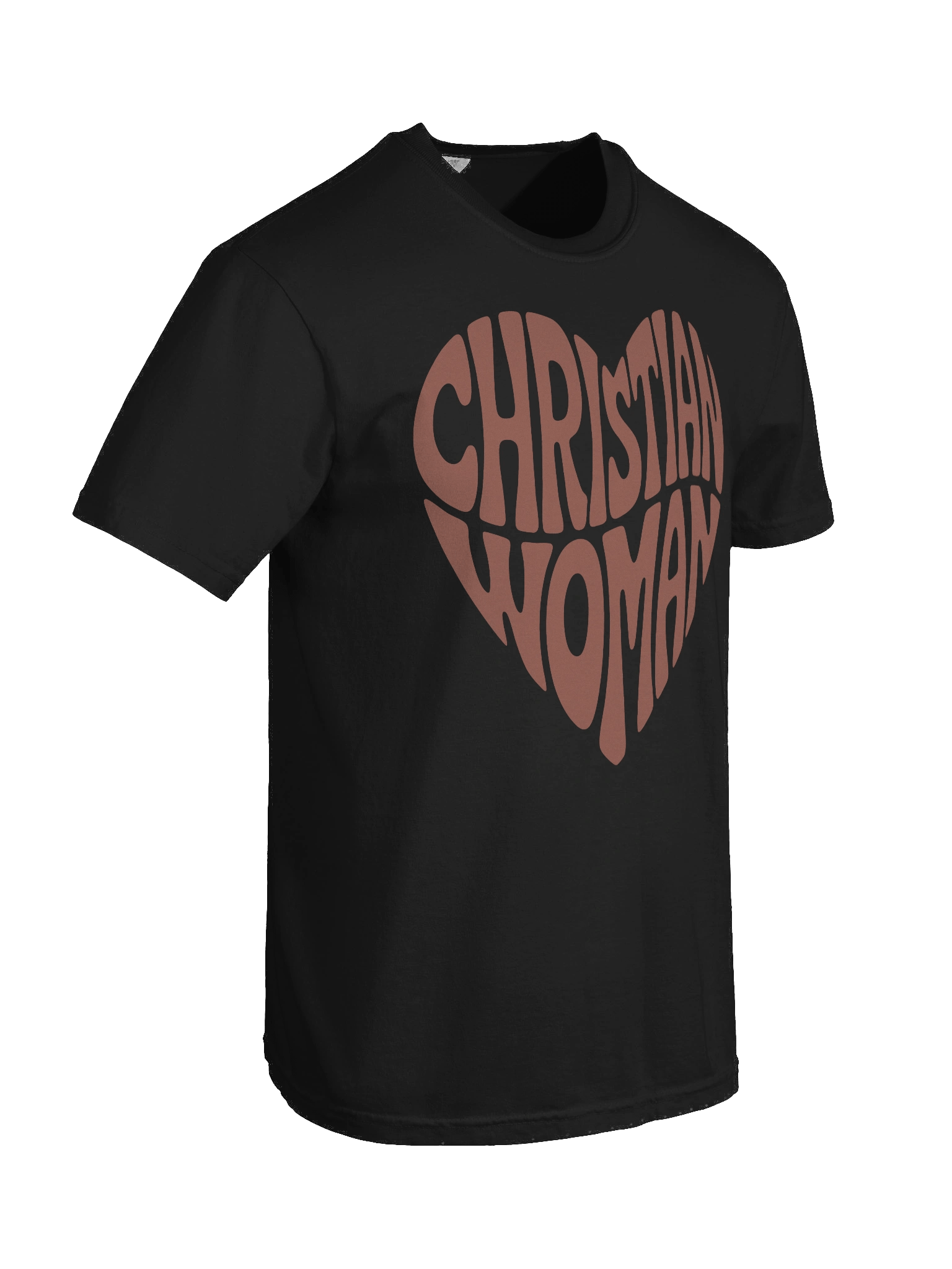 Christian Woman Heart Design Retro Style product image (5)