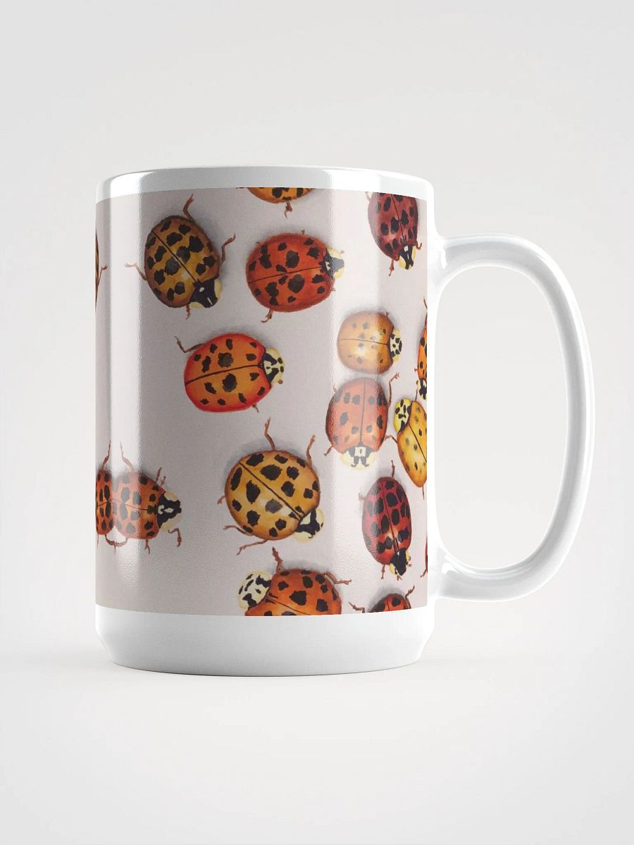 LUCKY NUMBER white glossy mug product image (5)