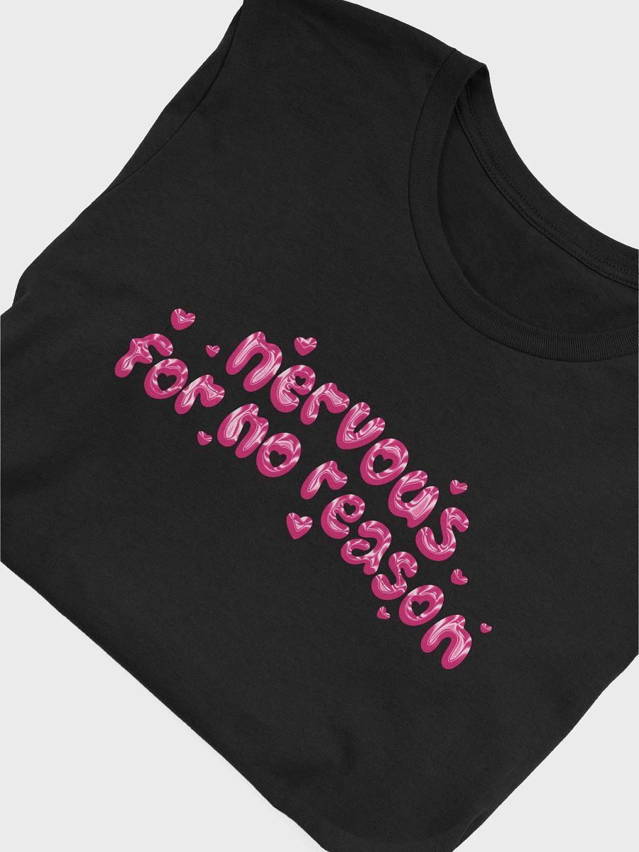 Nervous For No Reason Hearts T-Shirt (Black) product image (5)