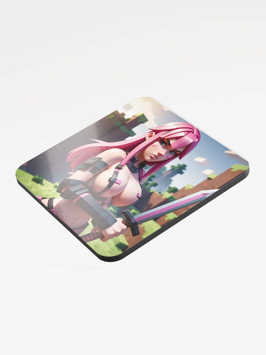 Pixelated Warrior Cork Coaster product image (3)