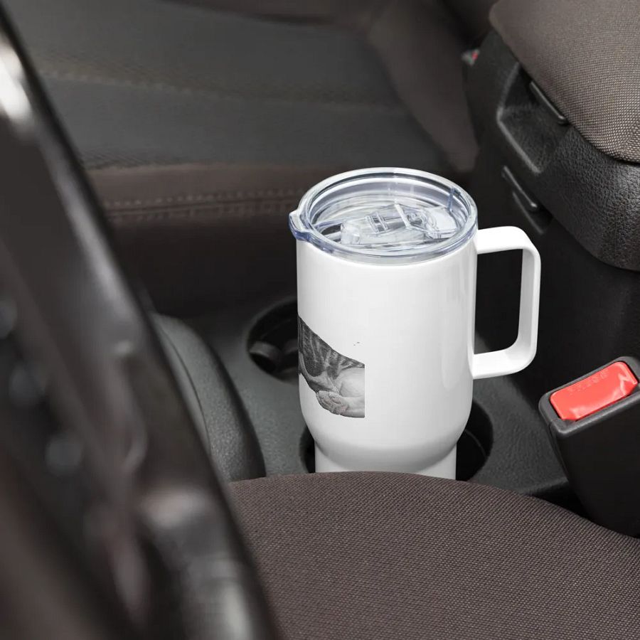 Cat Drawing Travel Cup product image (7)