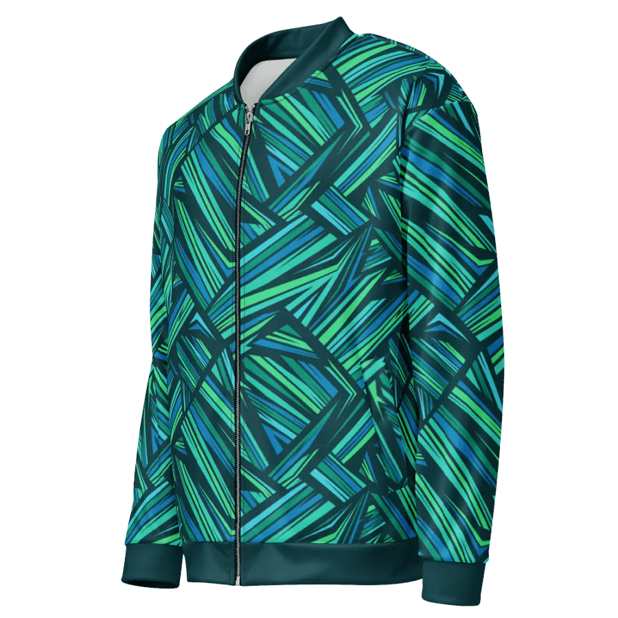 Aqua Angles | Unisex Bomber Jacket product image (3)