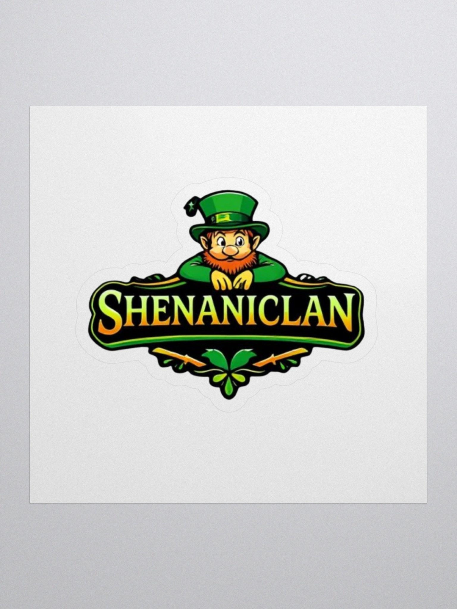 Lucky Leprechaun Kiss Cut Stickers product image (1)