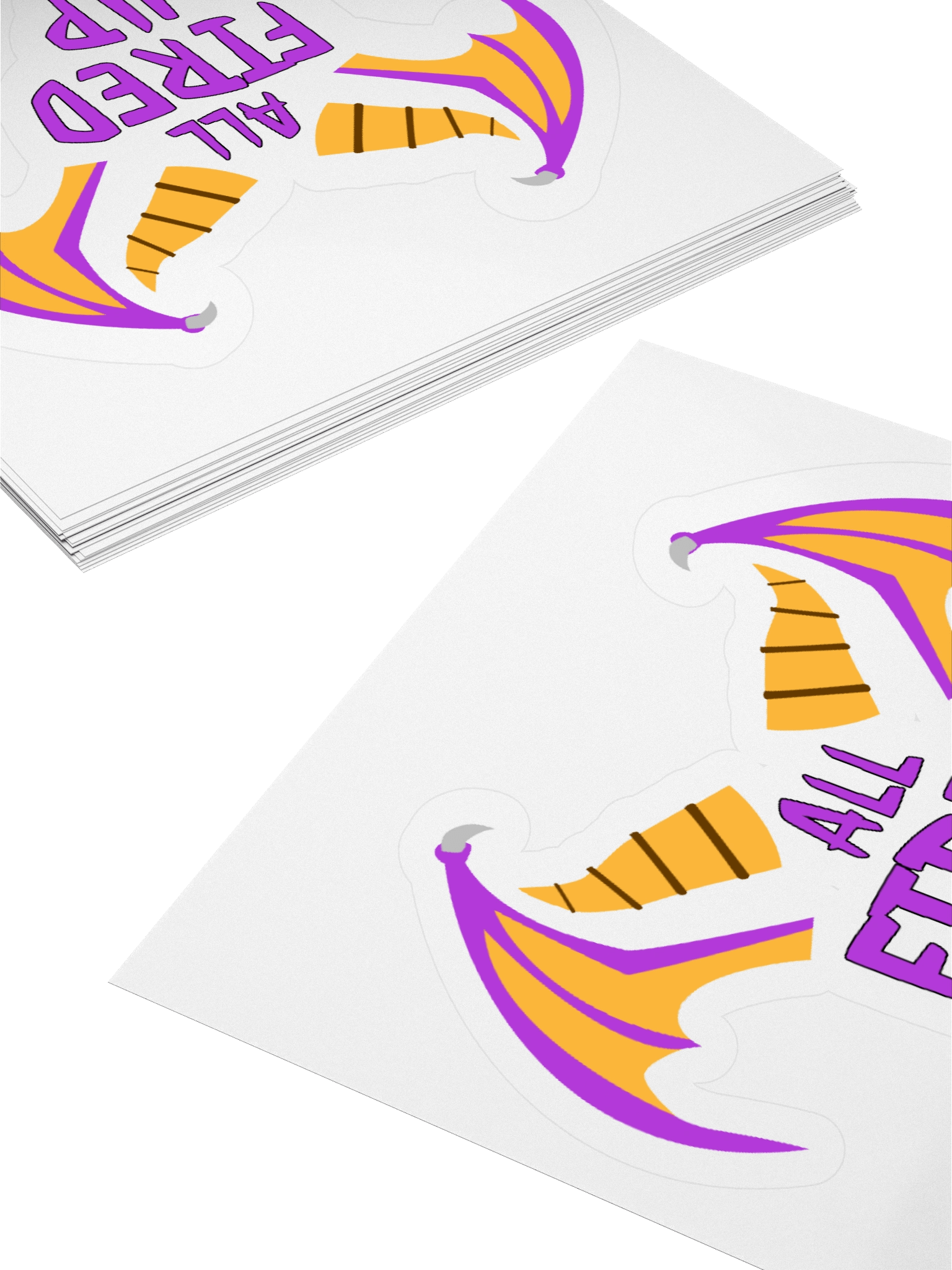 Purple Dragon Sticker product image (4)