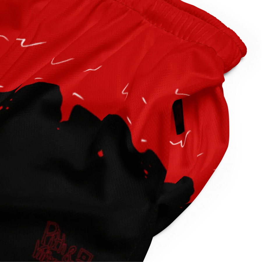 Skull and blood mesh shorts product image (6)