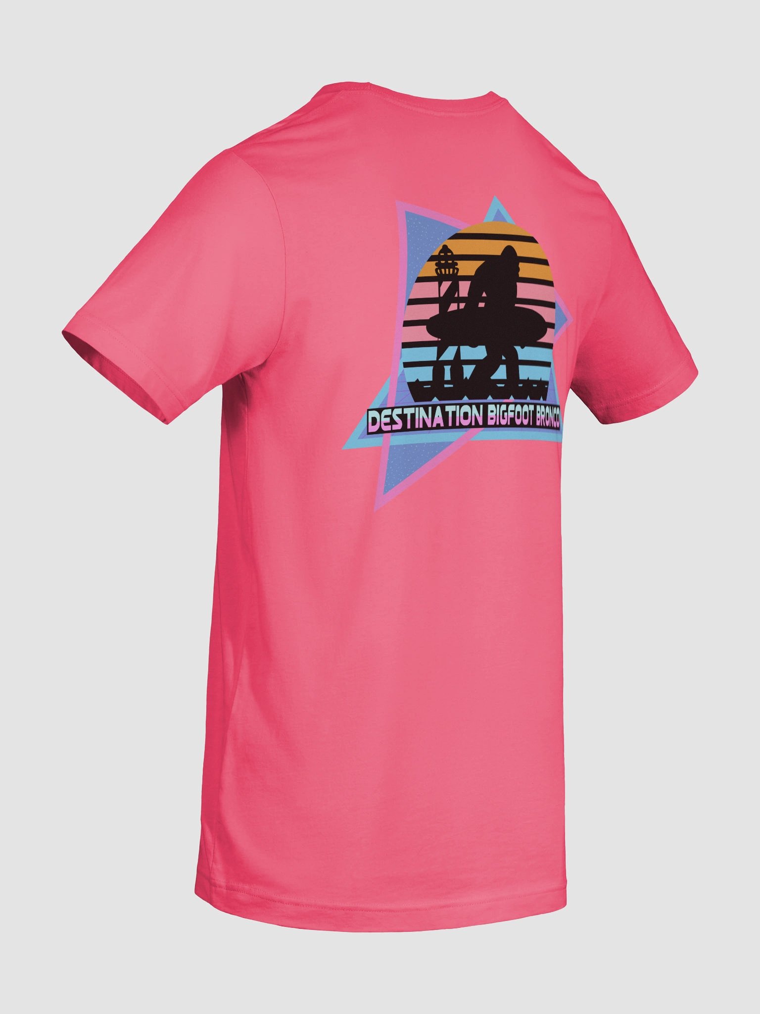 Destination Bigfoot Bronco Retro-Inspired T-Shirt (Pink) product image (10)