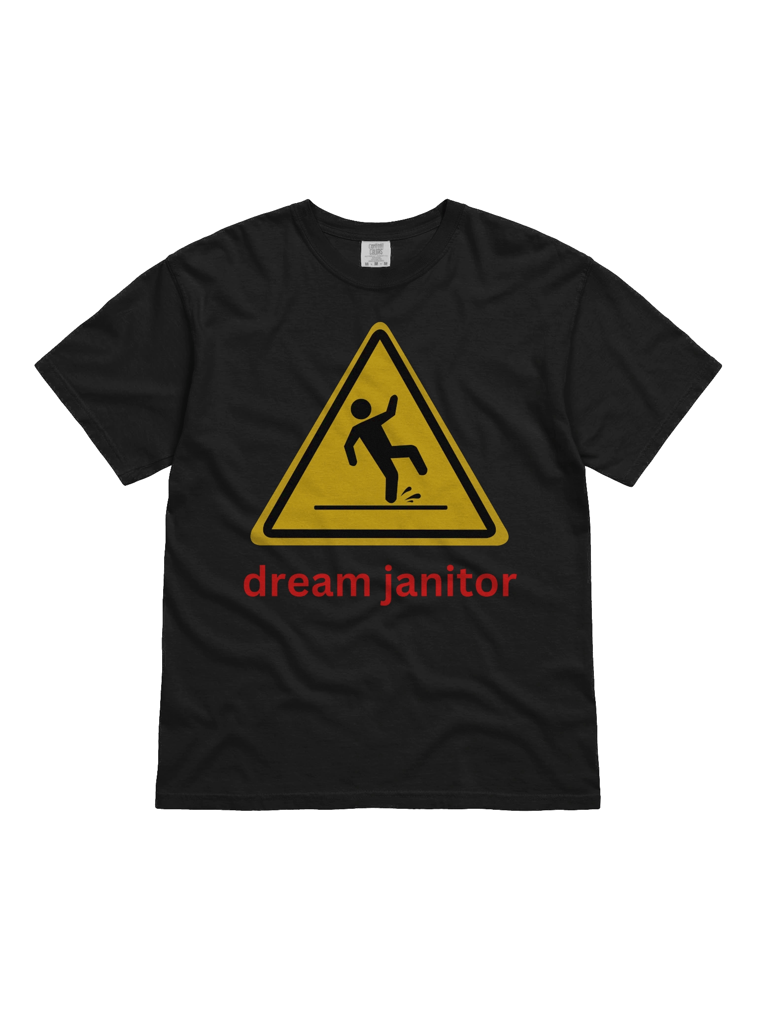 dream janitor caution tee product image (1)