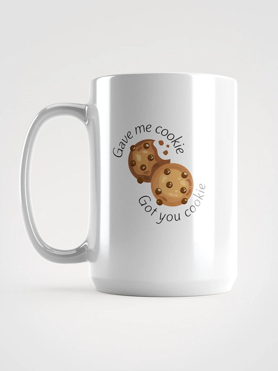 New Girl Nick & Schmidt Mug – White Glossy “Gave Me Cookie” TV Comedy Cup product image (6)