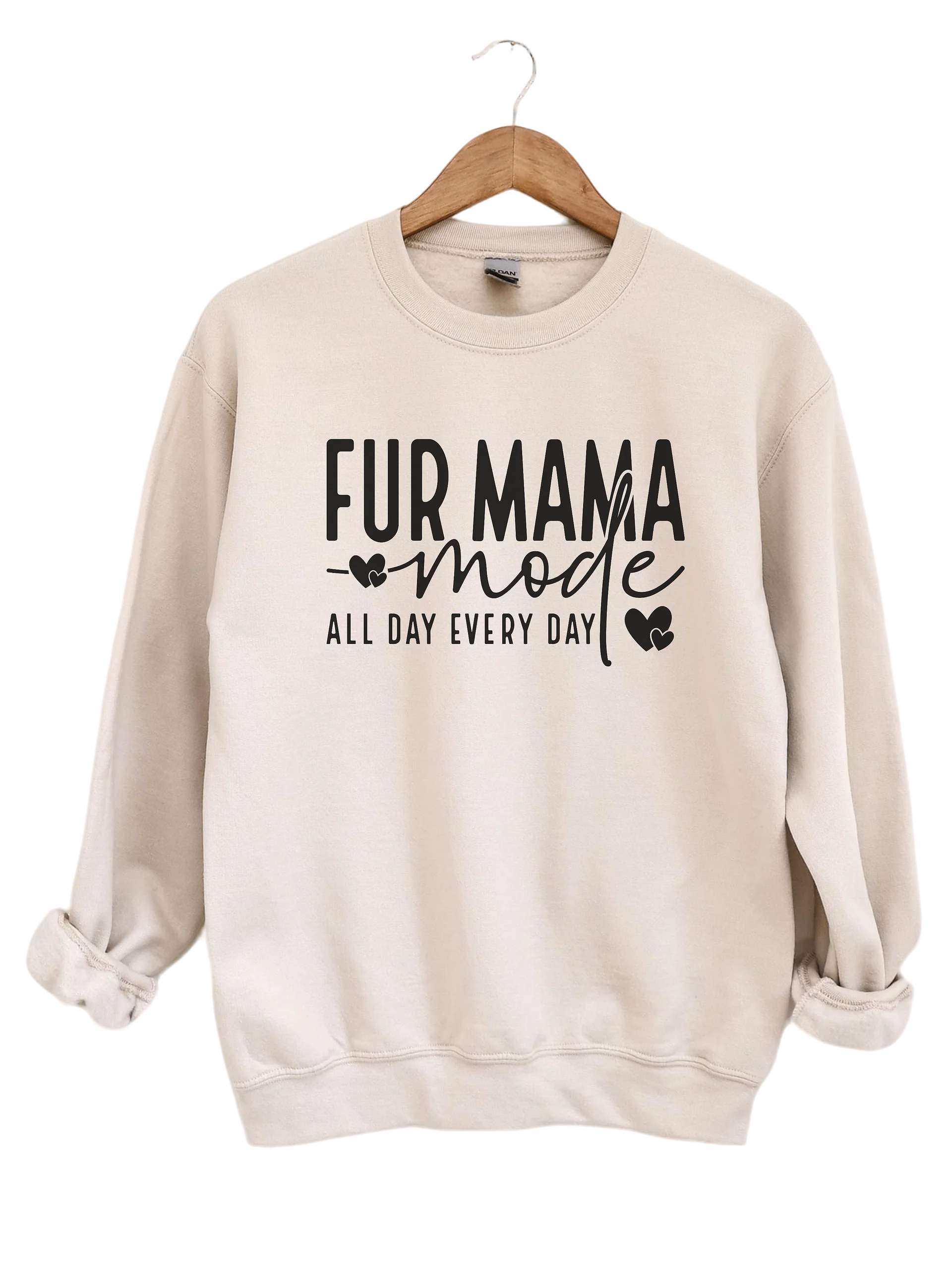 Fur Mama Mode Sweatshirt – Pet Lover Crewneck product image (1)