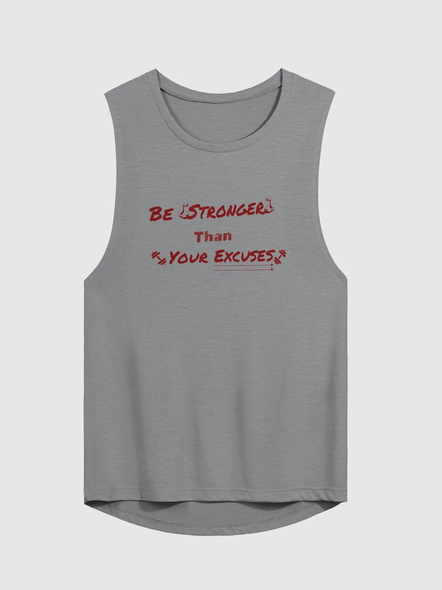 Be Stronger (Red font) Flowy Tank product image (1)
