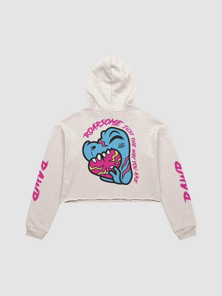 ROARSOME Pansexual Parasaur Cropped Hoodie (light) product image (2)