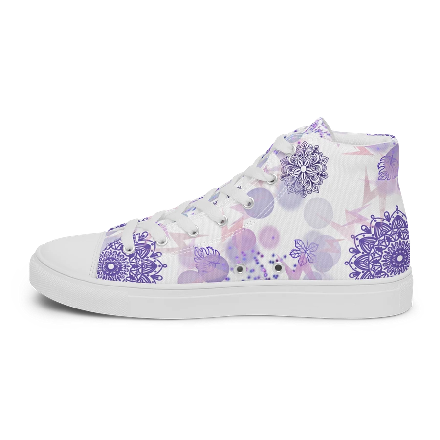 Lilac Mandala Lace Up Womens Shoes product image (28)