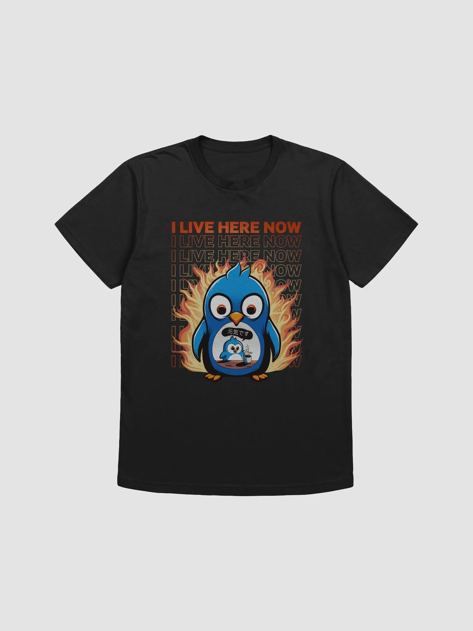 I LIVE HERE NOW - GENKI DESU - Supersoft T-Shirt product image (1)