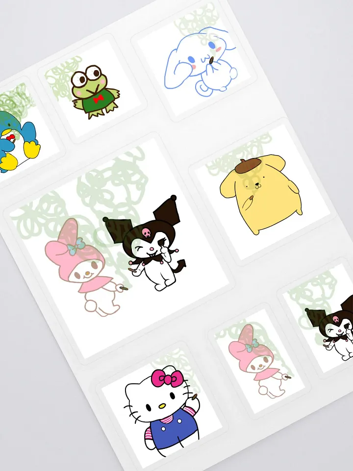 Sanrio Smoking Sticker Set!!!!!!!! product image (2)