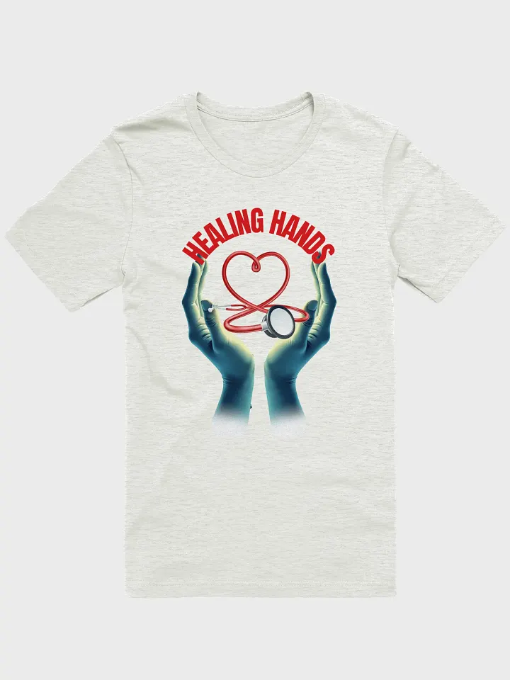 Healing Hands Stethoscope Heart T-shirt product image (6)