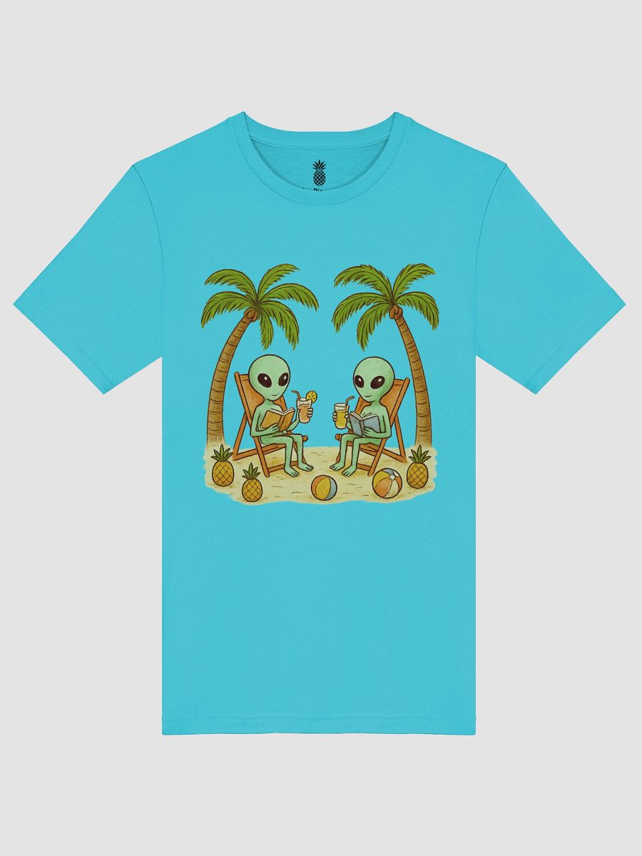 Roswell Aliens Reading Books on the Beach Unisex T-Shirt product image (53)