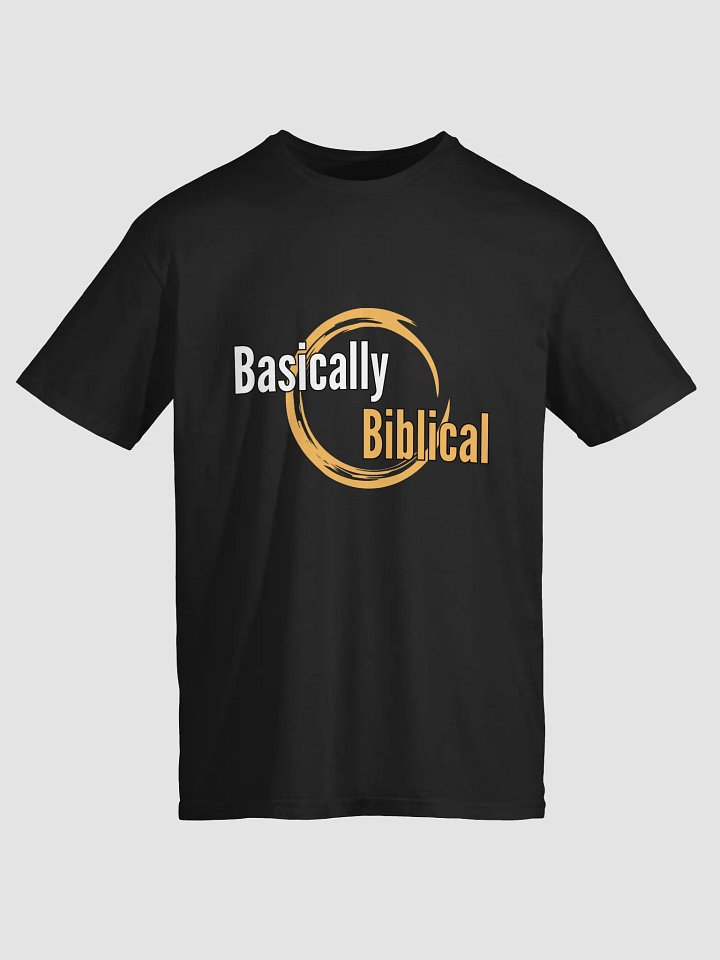 Basically Biblical Circle Logo T-Shirt (Black) product image (1)