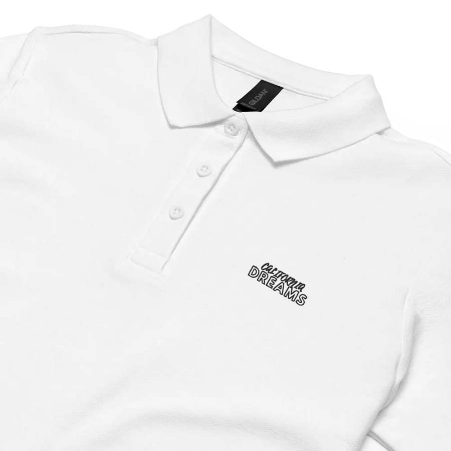 California Dreams Women Polo T-Shirt - White product image (4)