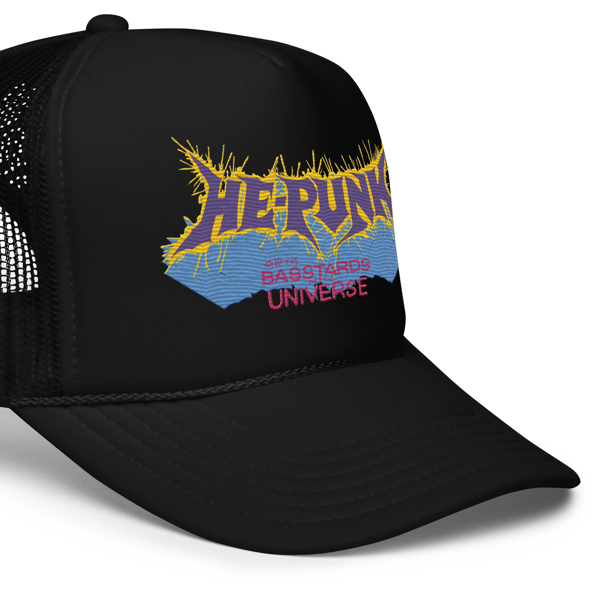 HE-PUNK HE-HAT! 3D-PUFF EMBROIDED LOGO TRUCKER product image (5)