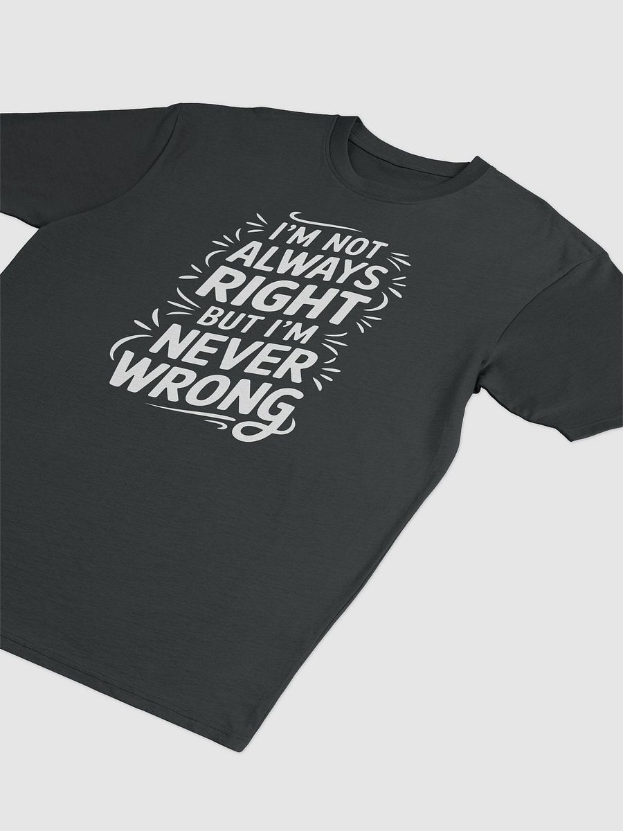 Never Wrong Typography Men's Tee product image (7)