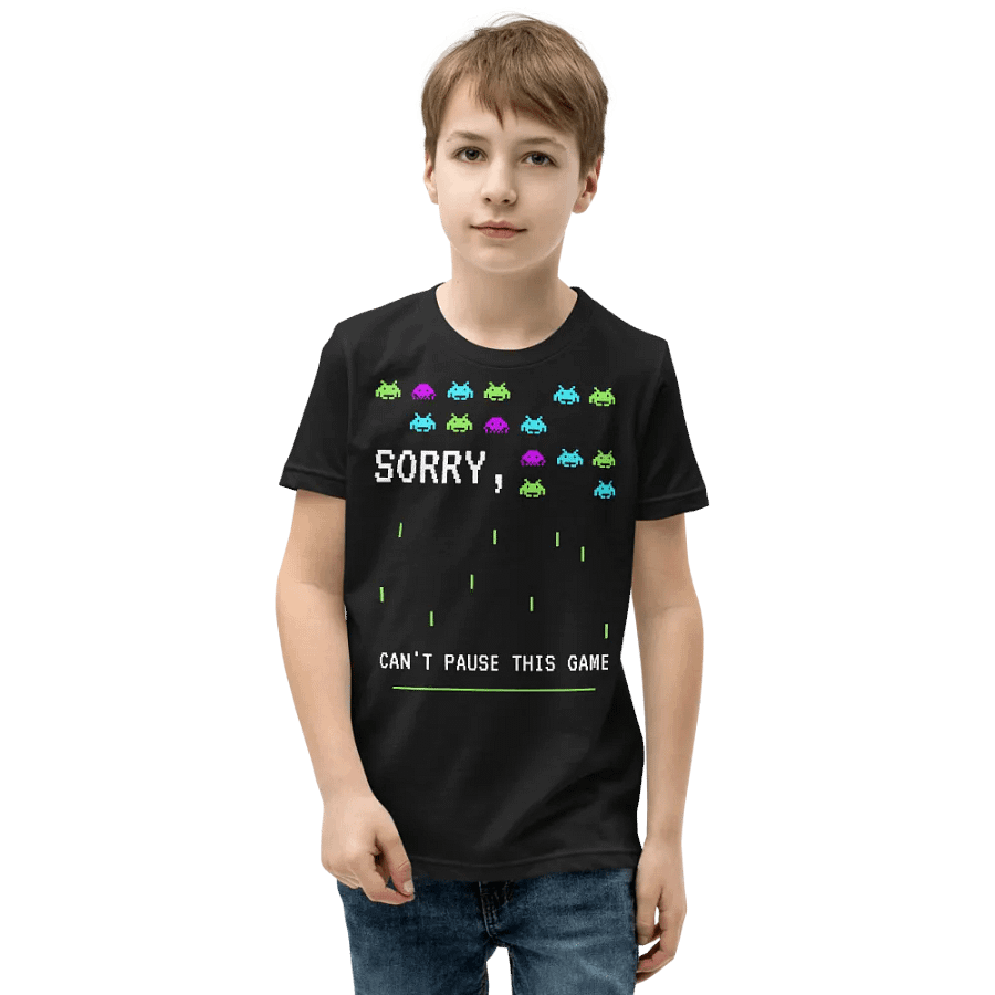 Sorry I'm Gaming Youth T-Shirt product image (1)