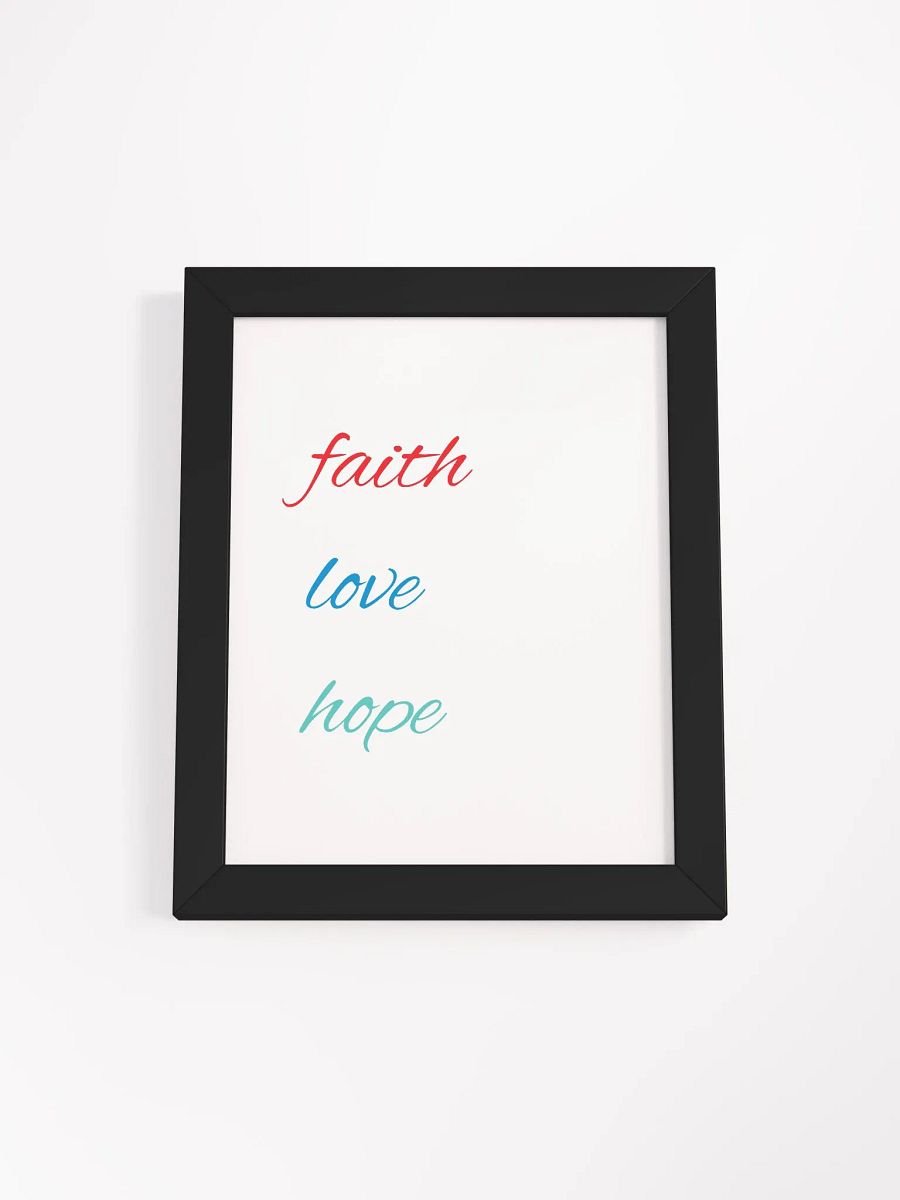 FAITH, LOVE, HOPE Faith, love, hope, faith love hope, Bible, Jesus, religion, Christianity, God, Jesus Christ, Christian, product image (2)