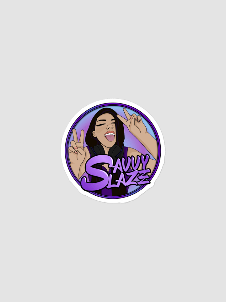Savvyslaze Logo Sticker product image (1)