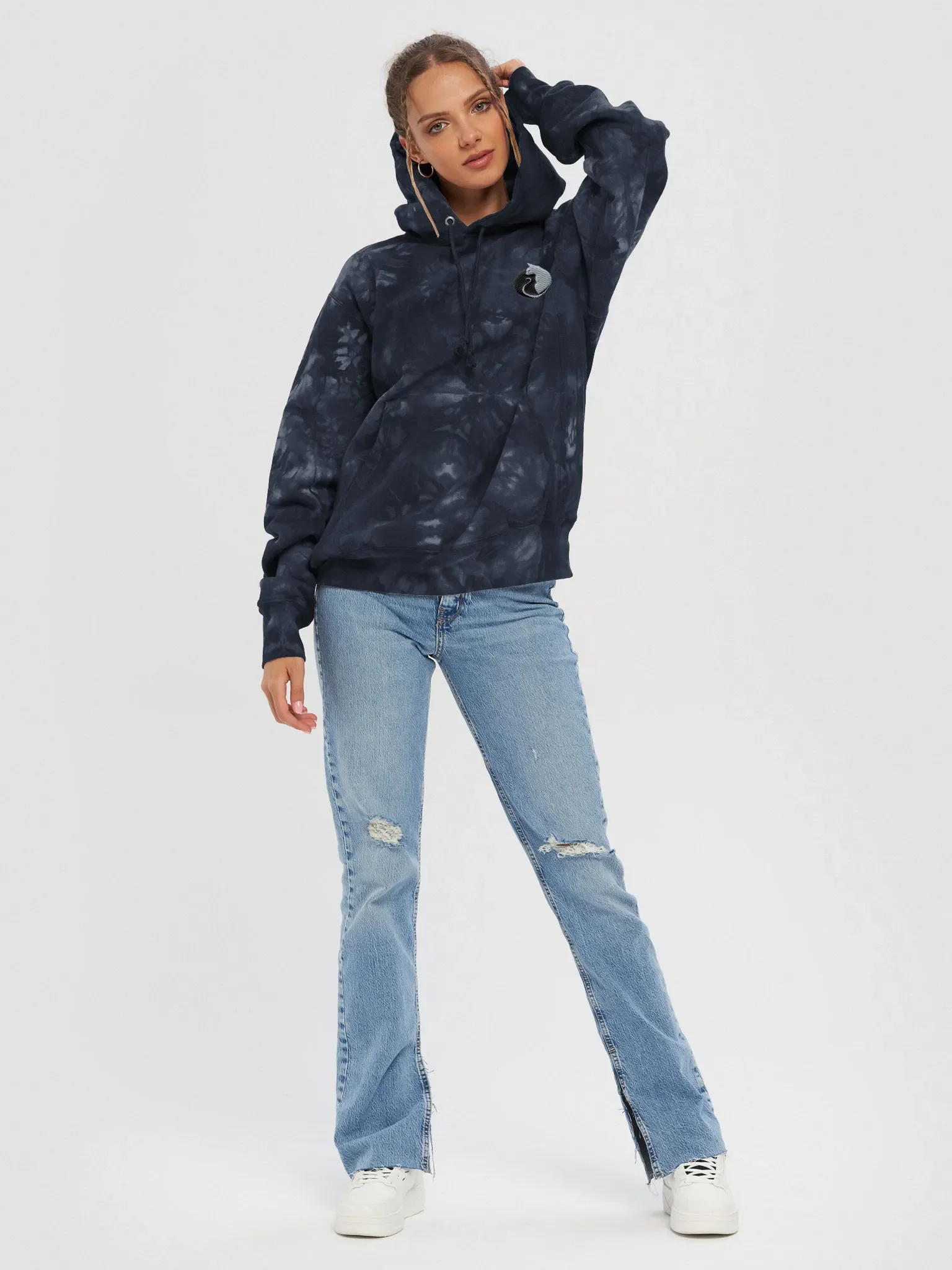 LACEPINK X CHAMPION Kawaiikitten Exclusive Premium Tie and Dye Hoodie product image (6)