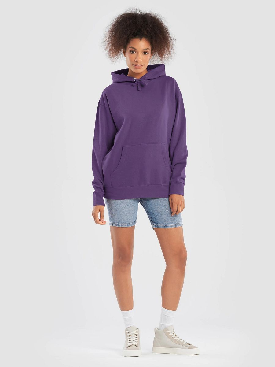 Plain Color Purple Hoodie product image (3)
