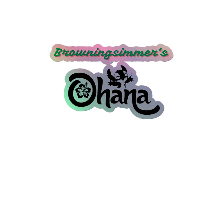 BrowningSimmer Ohana Colorful Stickers product image (2)