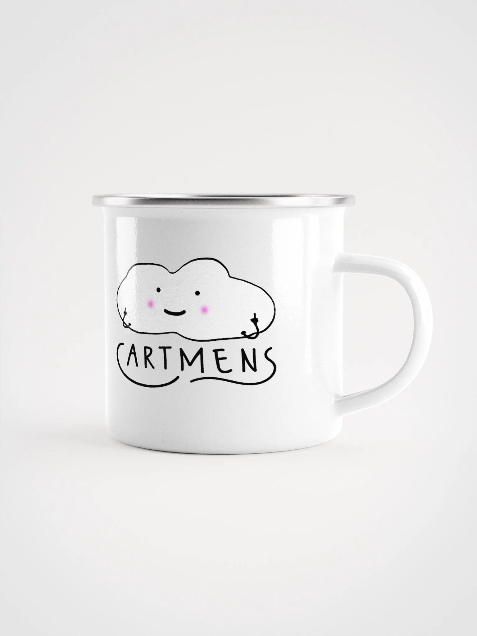 FUCKING CLOUD - ENAMEL MUG product image (1)