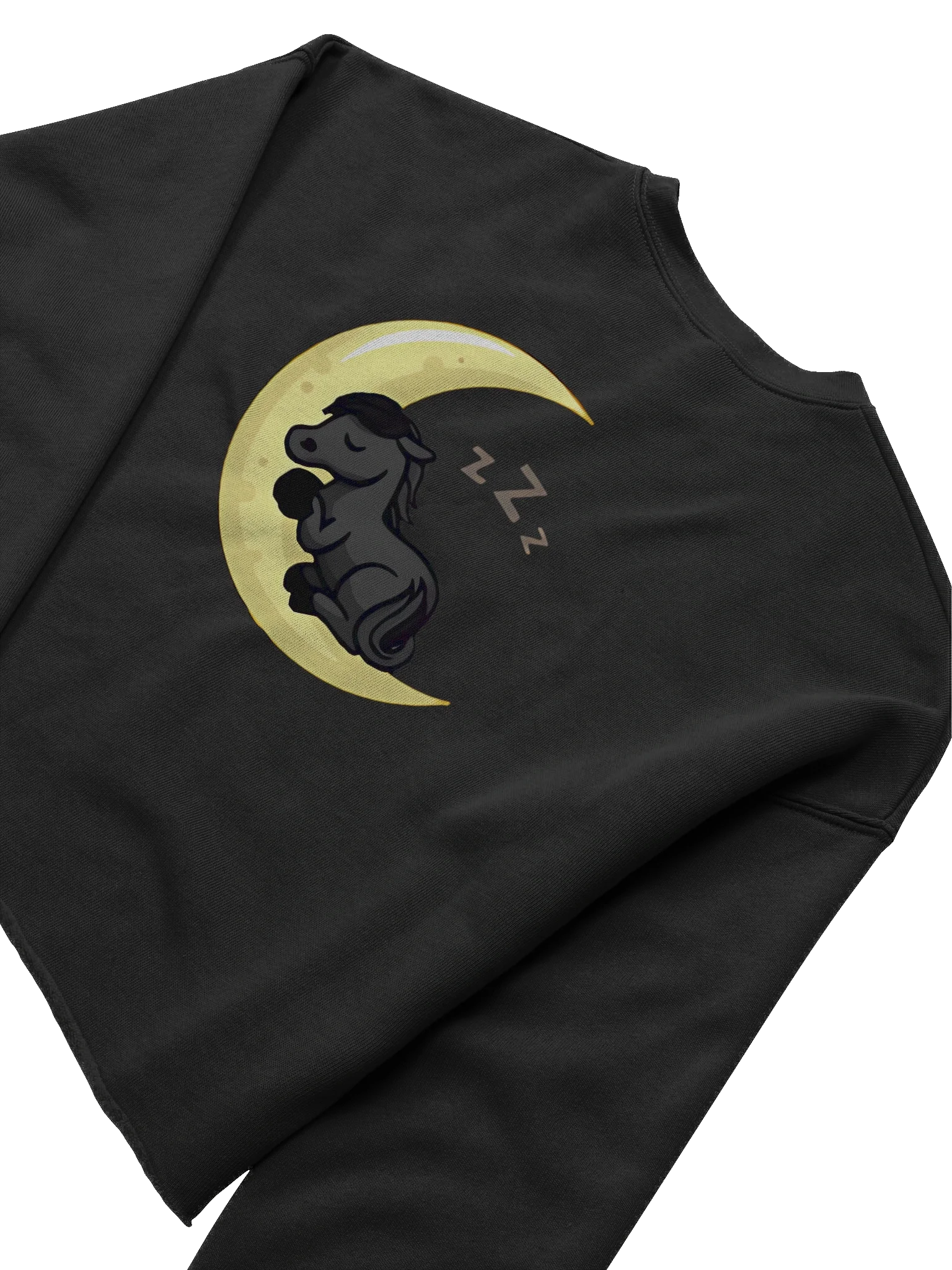 Sleepy Moon Women's Fleece Crop Sweatshirt product image (6)