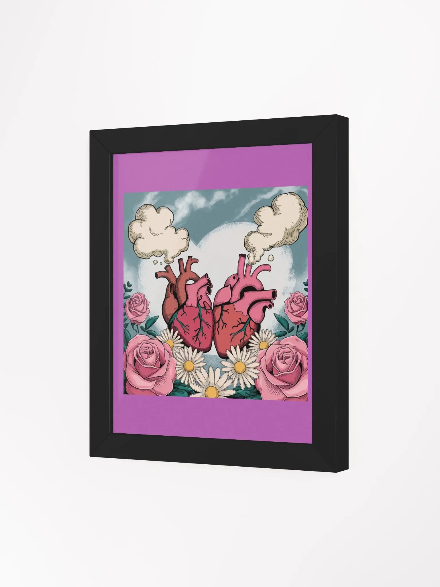 Anatomical Heart & Floral Fantasy Poster product image (64)