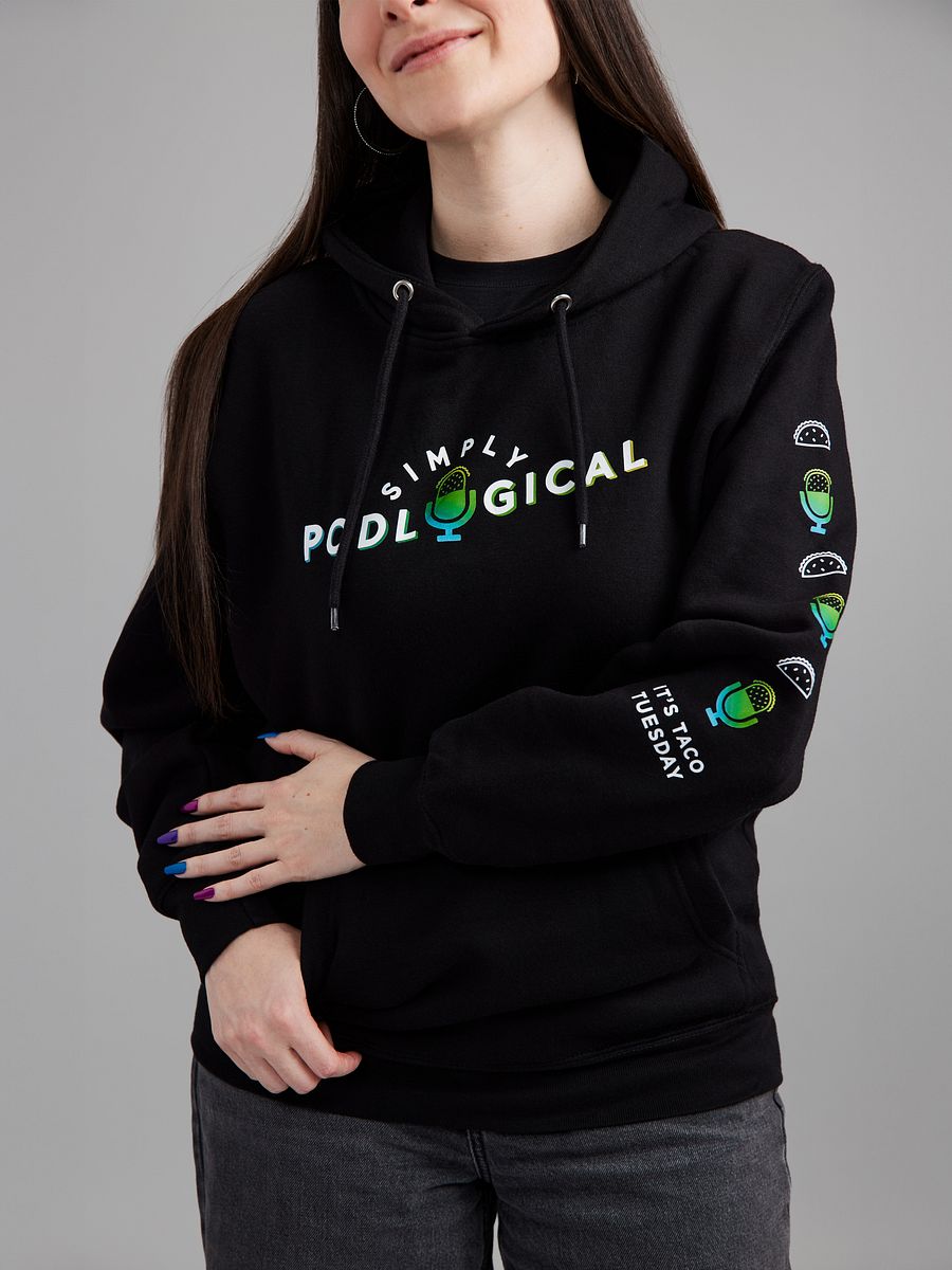 SimplyPodLogical Hoodie (Black) product image (3)