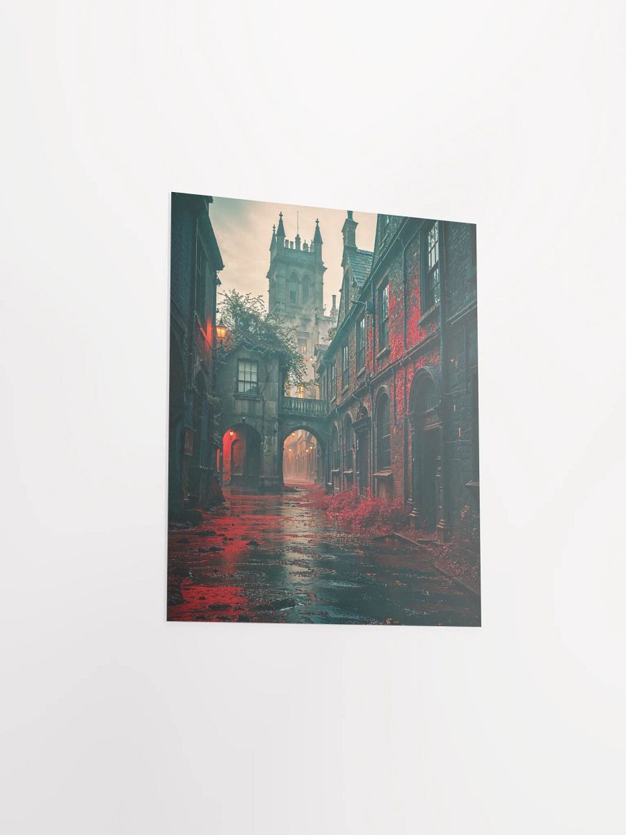 Gothic Crimson Passage Matte Poster product image (24)