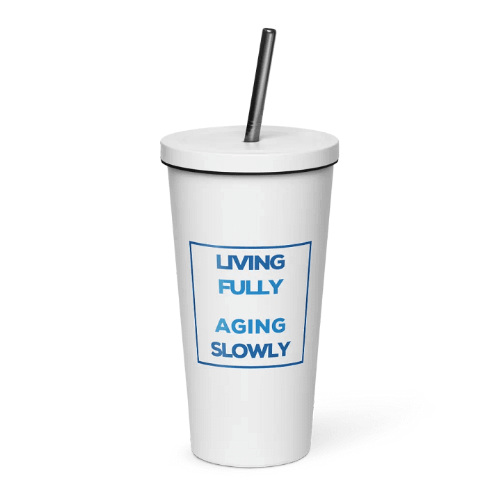 White Tumbler with Lid and Removable Straw product image (1)