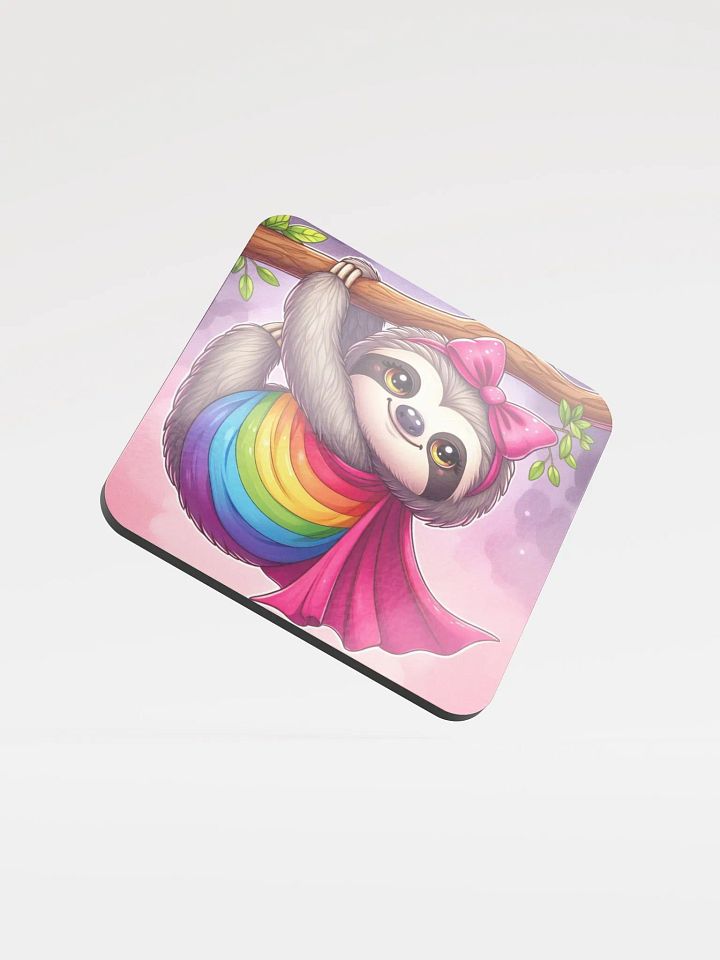 Pris-Pride -Glossed Cork Coaster product image (1)