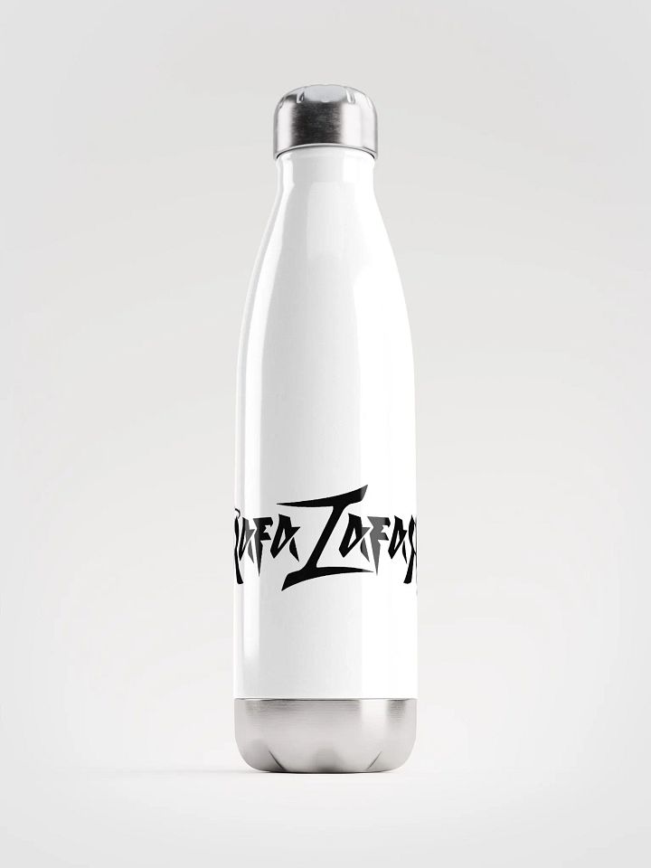 RafaZafar Logotext Steel Thermos (white) product image (1)