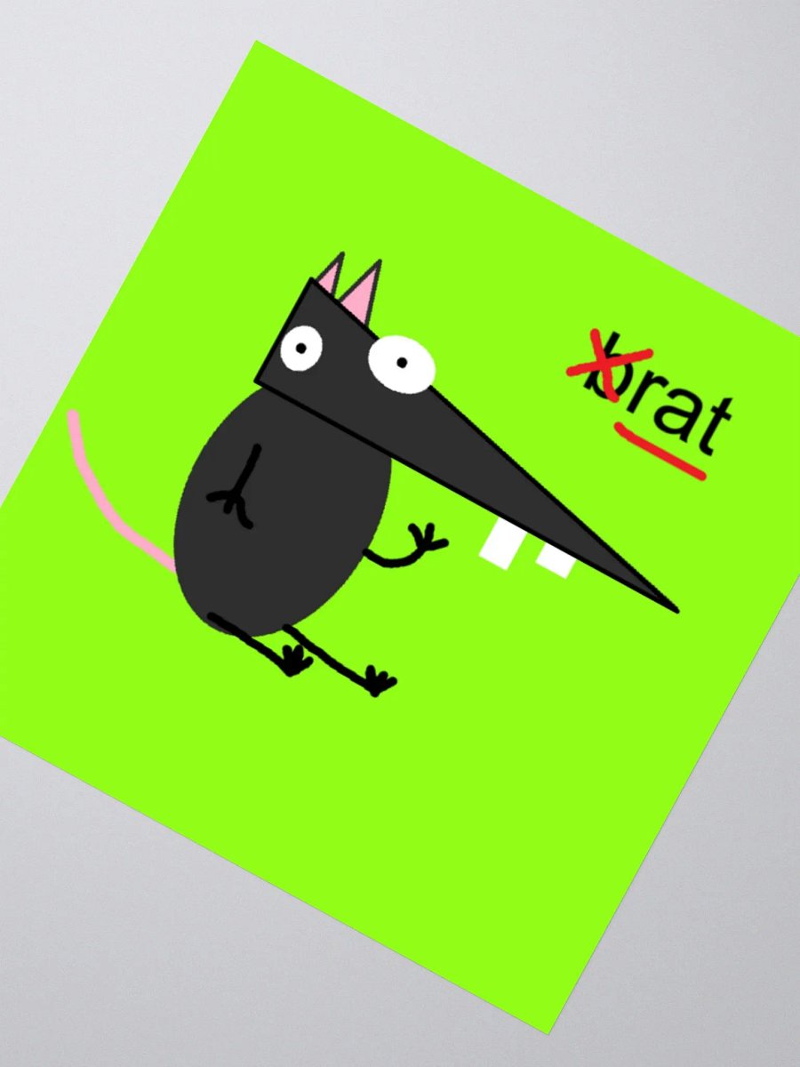 BRAT RAT Sticker product image (6)