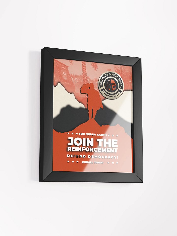 Malevelon Mandalorians Recruitment Poster product image (6)