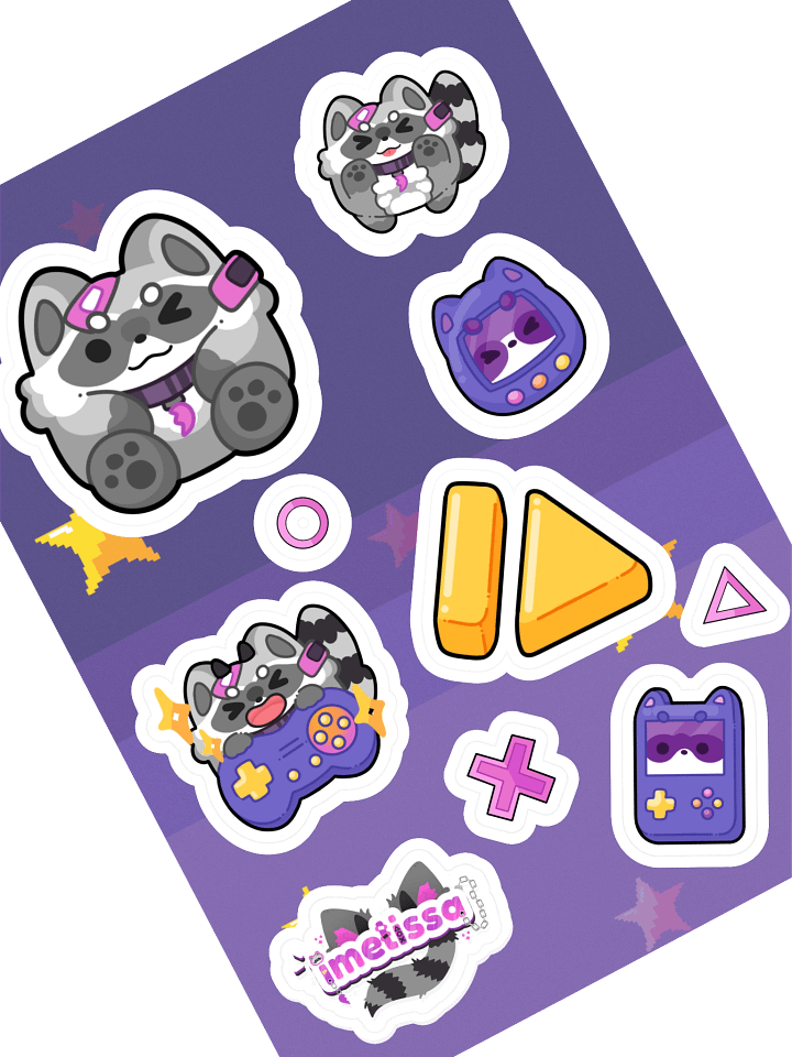 Trash Panda Sticker Sheet product image (1)