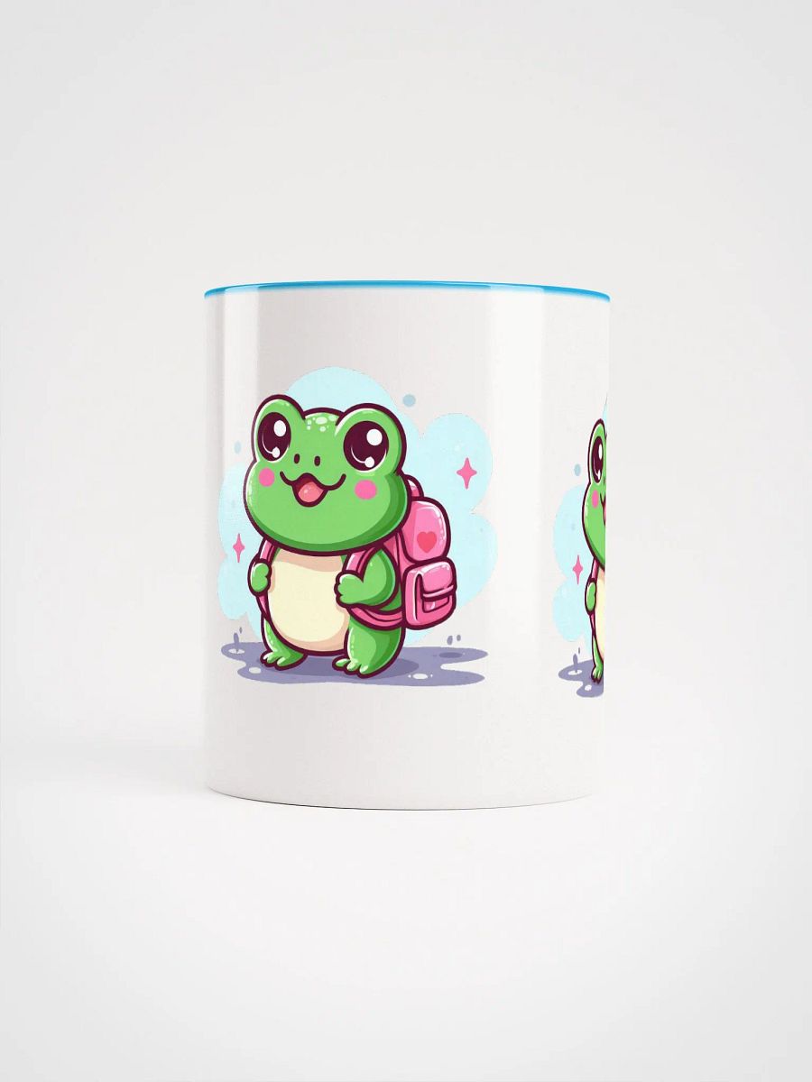 Cheerful Trekker Frog Mug product image (15)