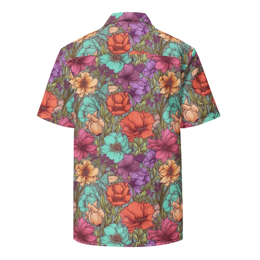 Rich Floral Pattern-Seamless Detailed Design Hawaiian Shirt product image (2)
