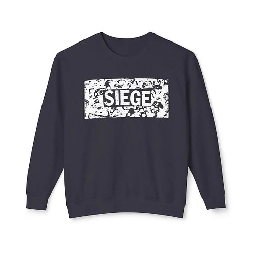 New SIEGE sweatshirt, 100% cotton, no polyester, super soft. 5 colors.
#siege #grindcore #hardcore 

bactherion.etsy.com