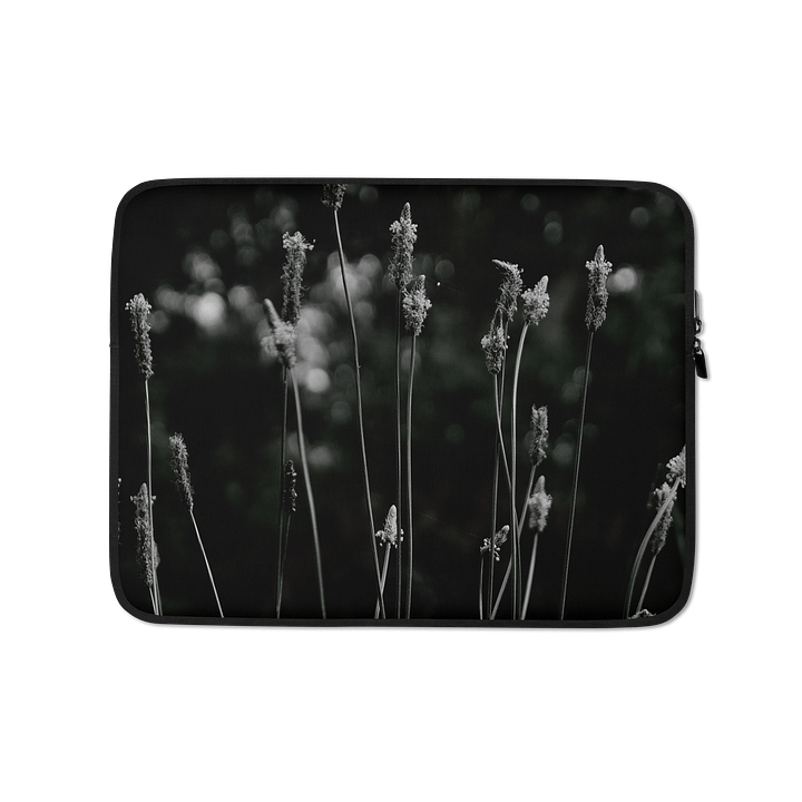 Laptoptasche - Wildblumen schwarzweiß product image (1)
